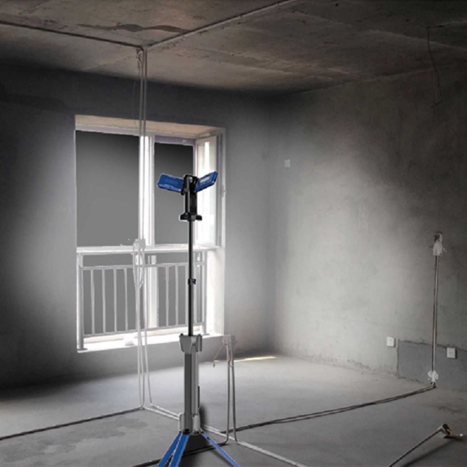 Rechargeable Portable Tripod Worklight (10000 Lumens) upto 6 Hours Battery Life