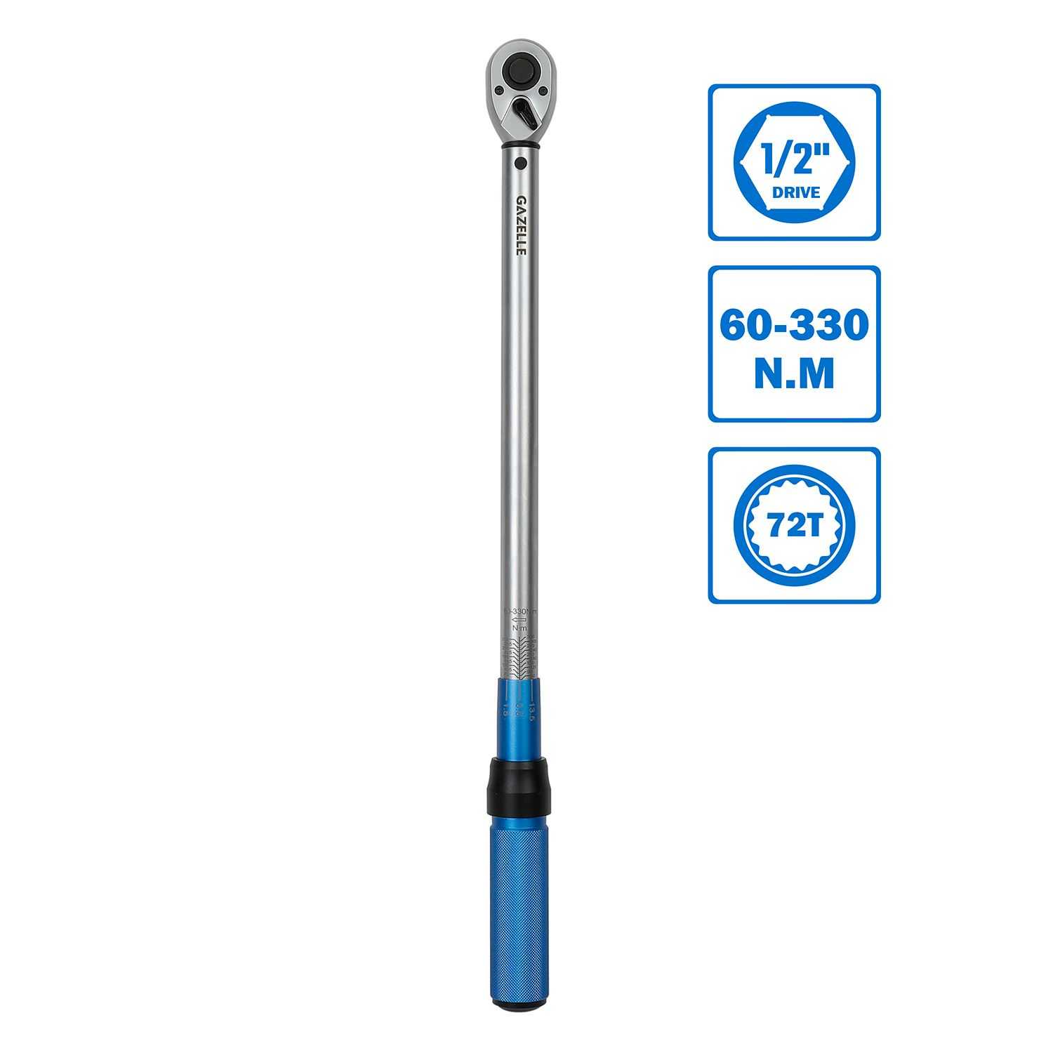 1/2 IN. Torque Wrench 60-330NM