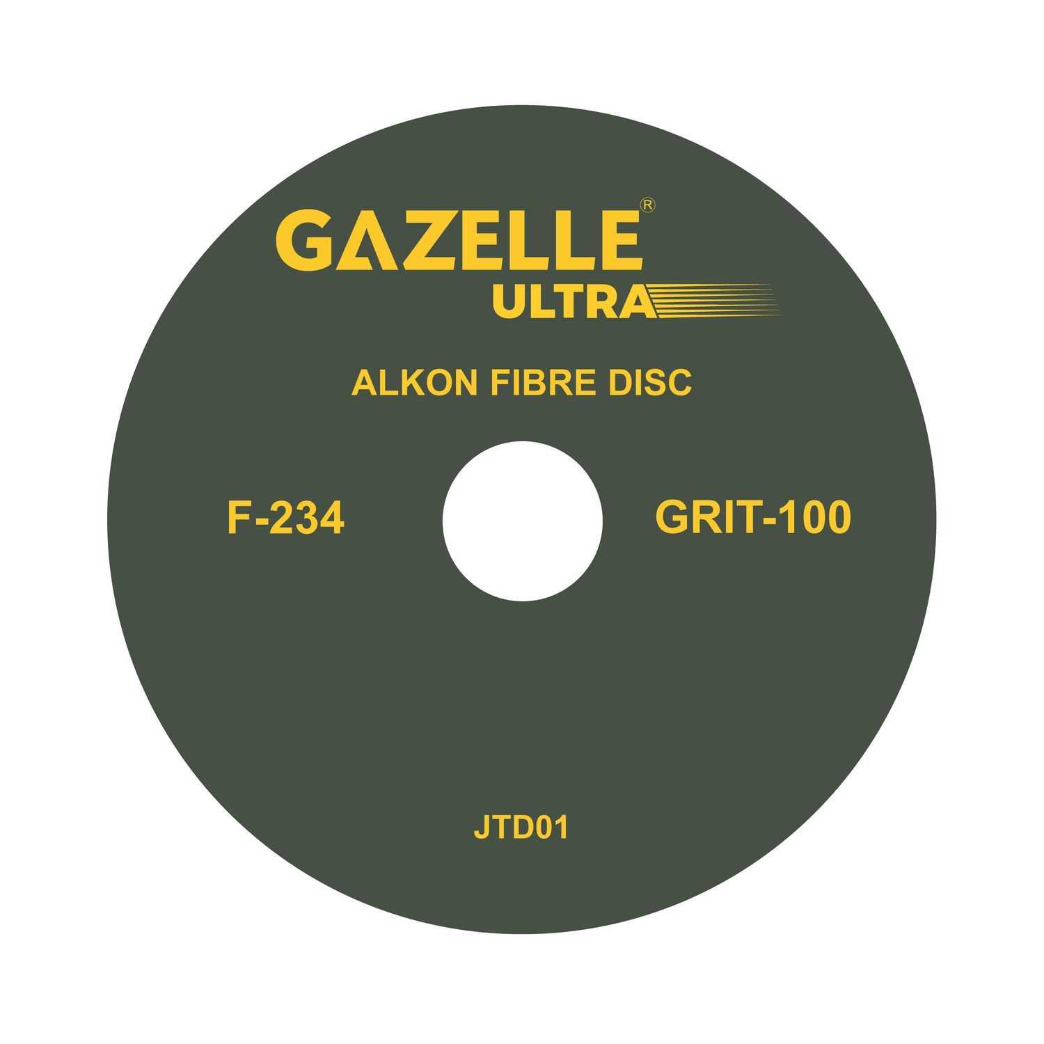 4.5 In. Coated Fibre Sanding Discs (115mm) 100 Grits - Ultra