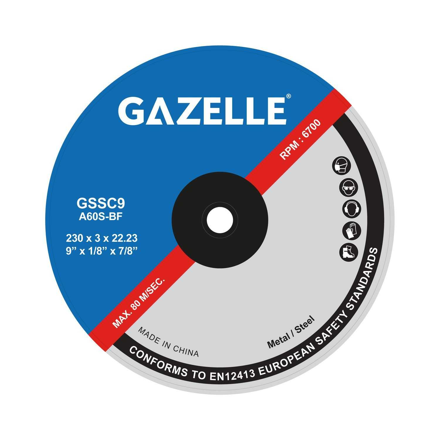 9 In. Stainless Steel Cutting Disc (230mm)