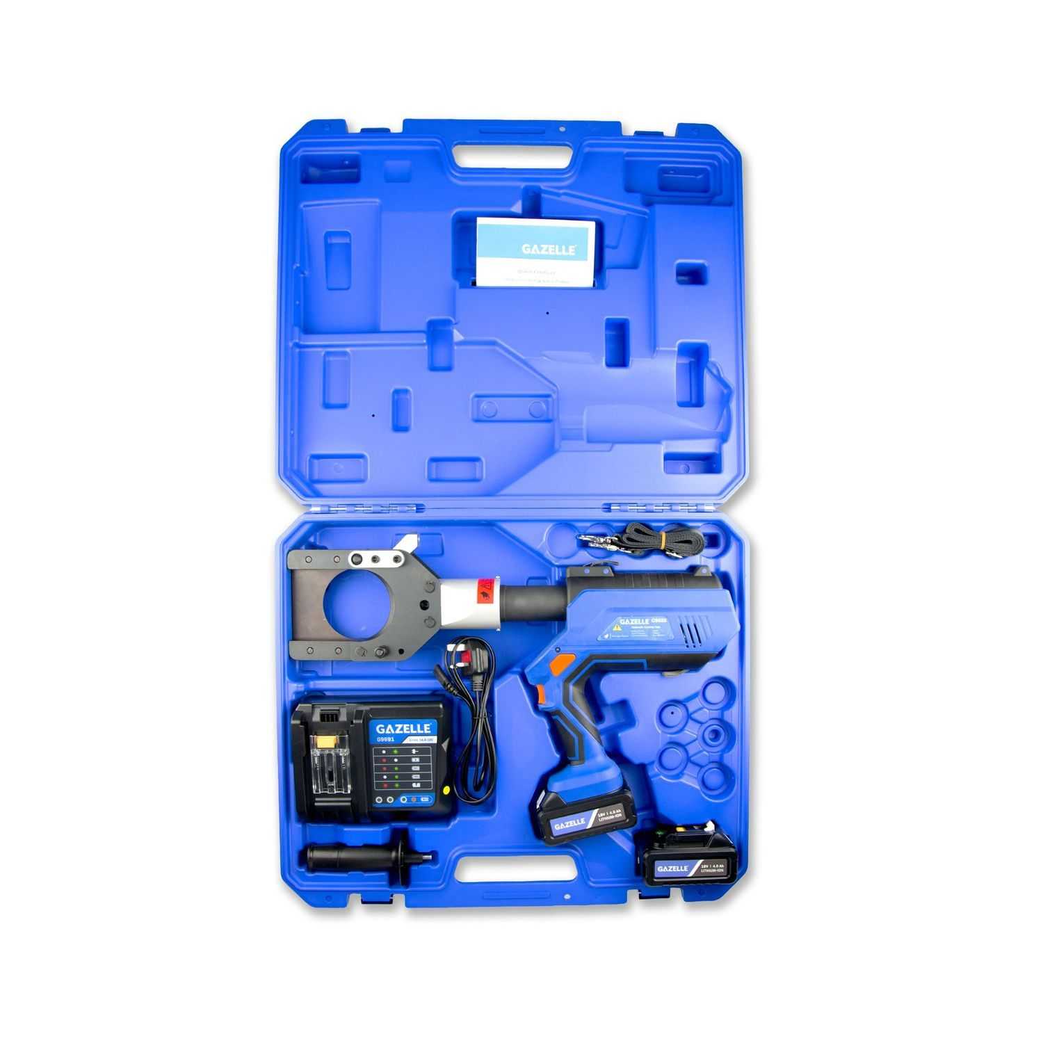 18V Cordless Hydraulic Cutting Tool, 85mm Armored Cable