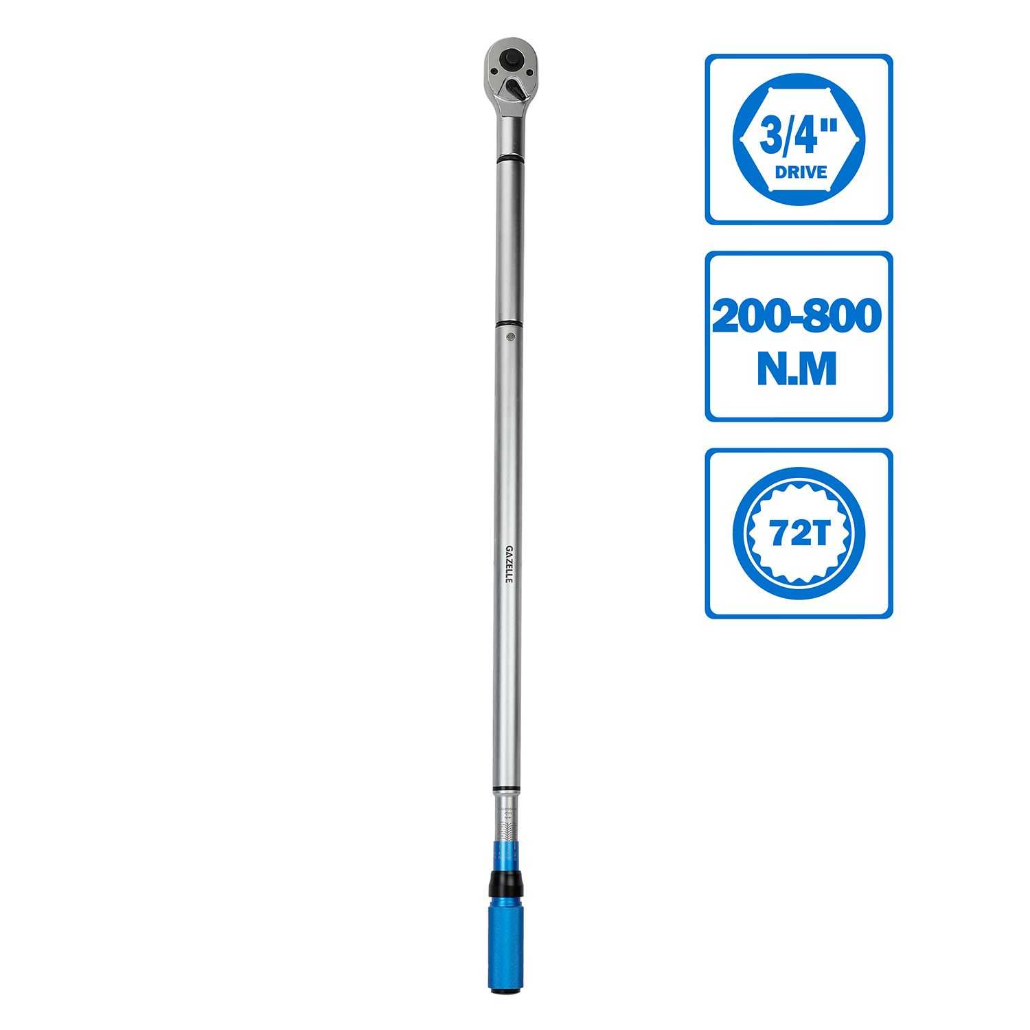 3/4 IN. Torque Wrench 200-800NM