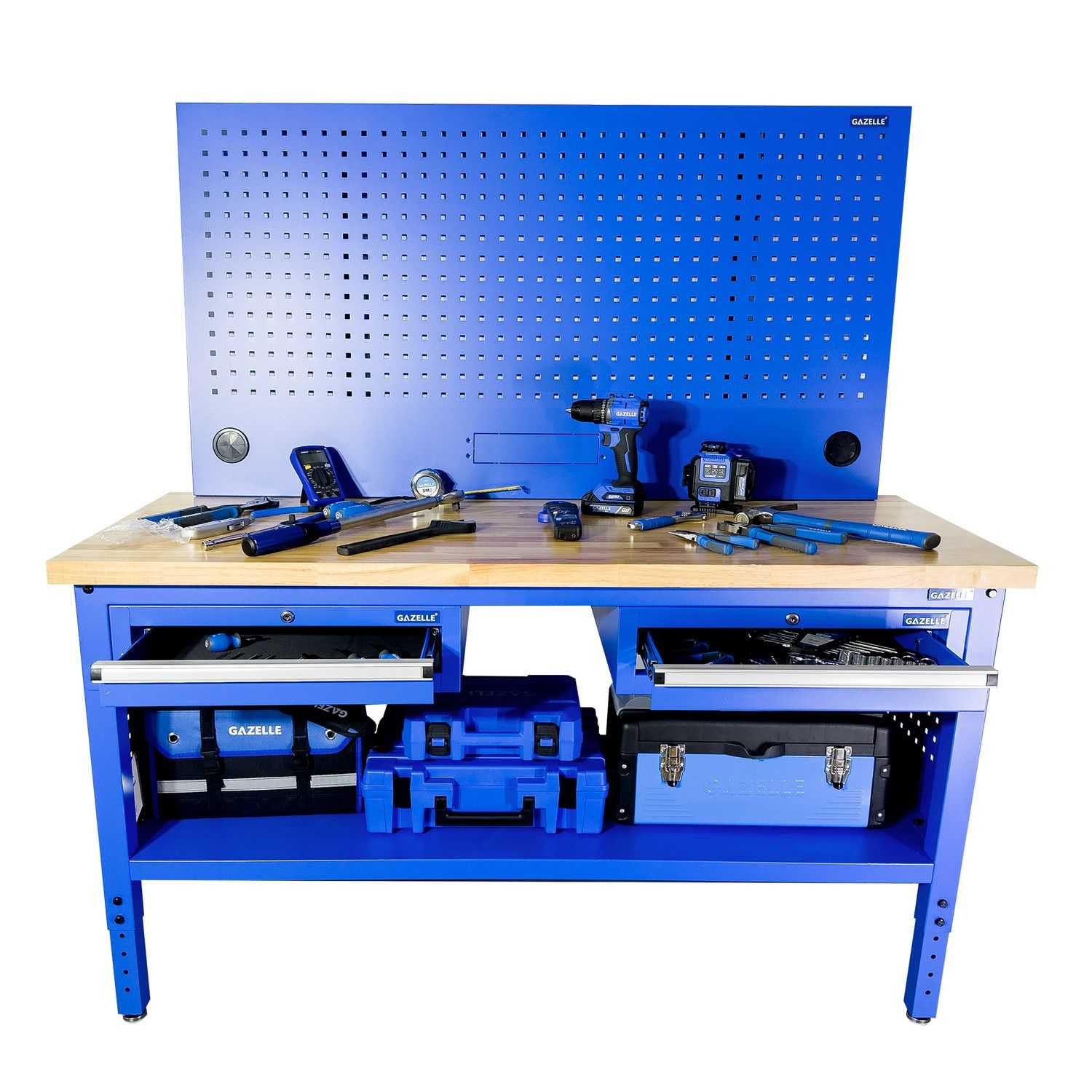 60 In. Wood Top Workbench