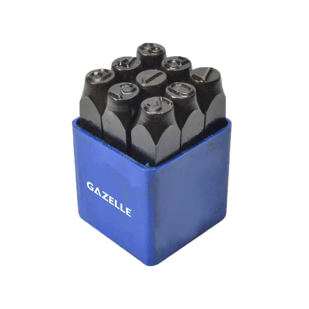 5/16 In. Steel Number Punch Set, 27 Pieces