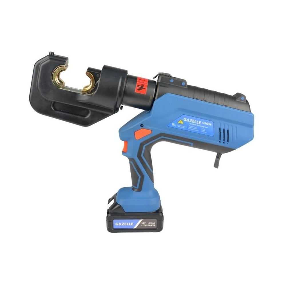 18V Cordless Crimping Tool, 6-400mm² with Dies