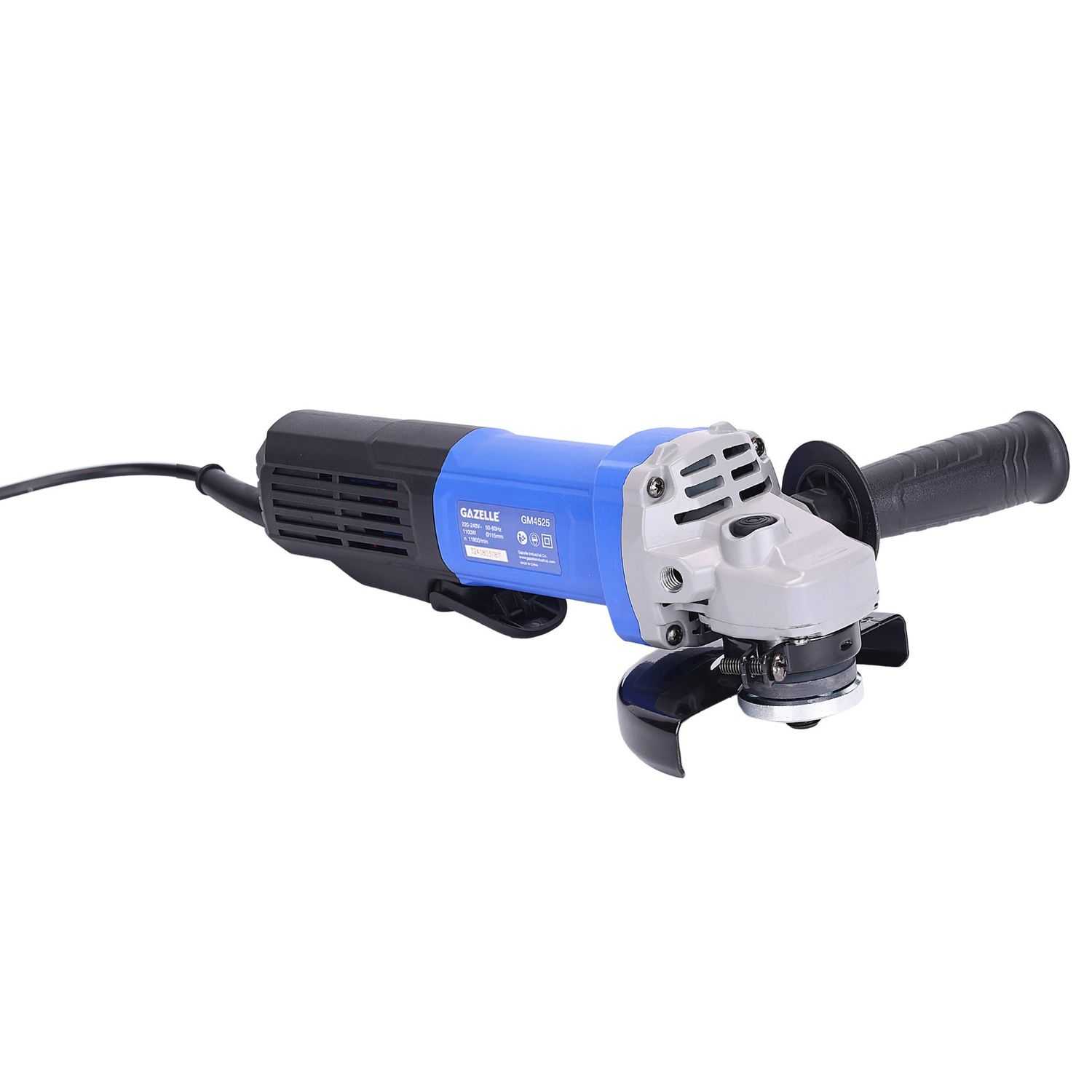 220V 4.5" Angle Grinder with Paddle Switch, 1100W