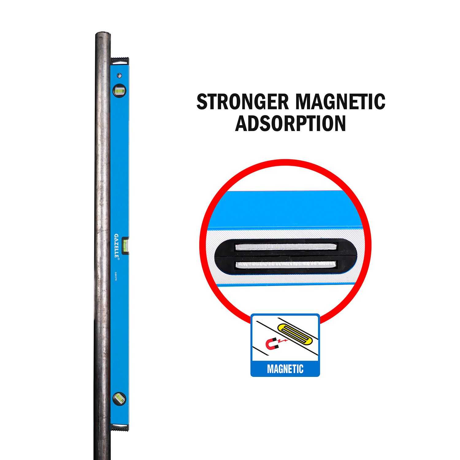 40 In. Aluminium Magnetic Box Level (100cm)