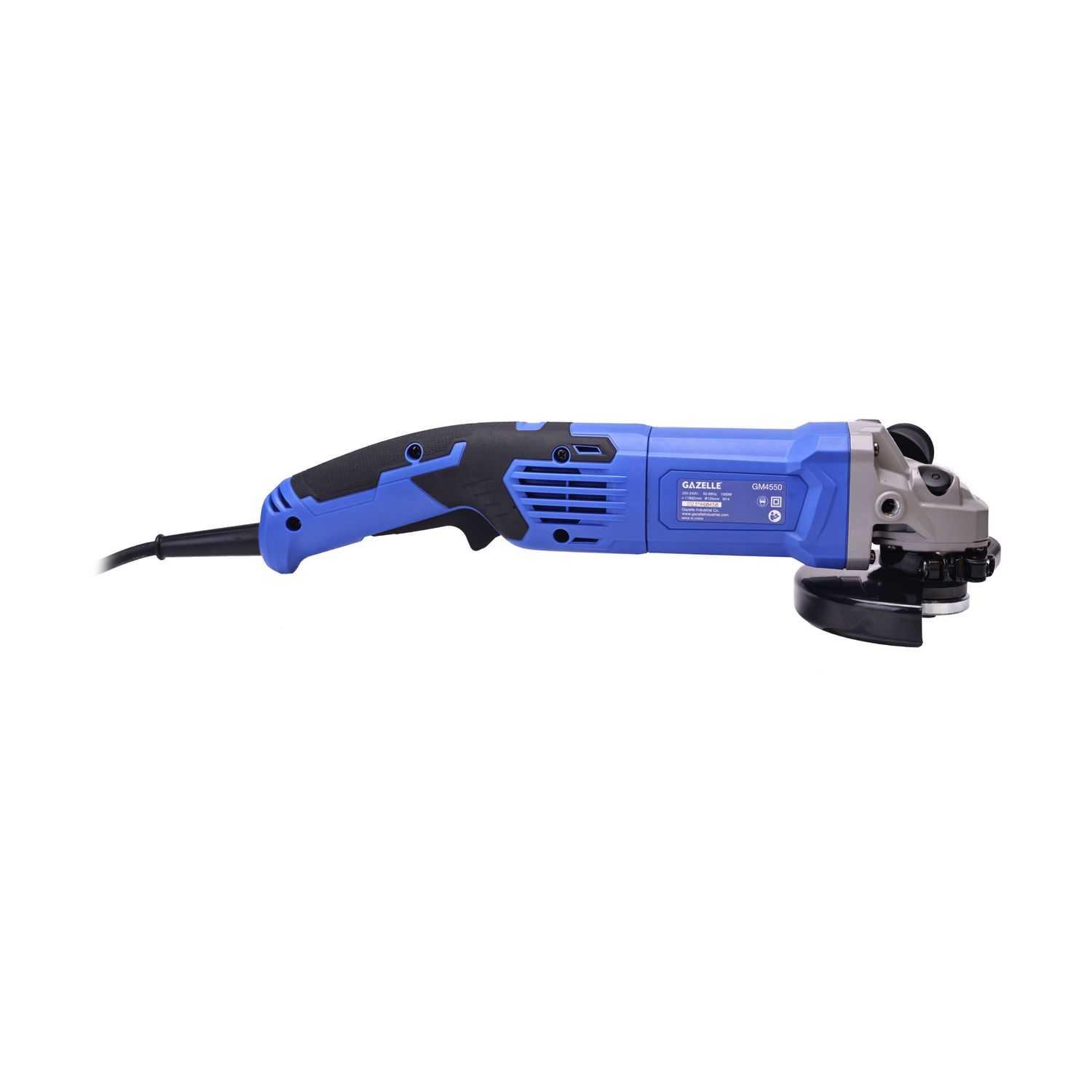 220V 5" Angle Grinder with Paddle Switch, 1500W