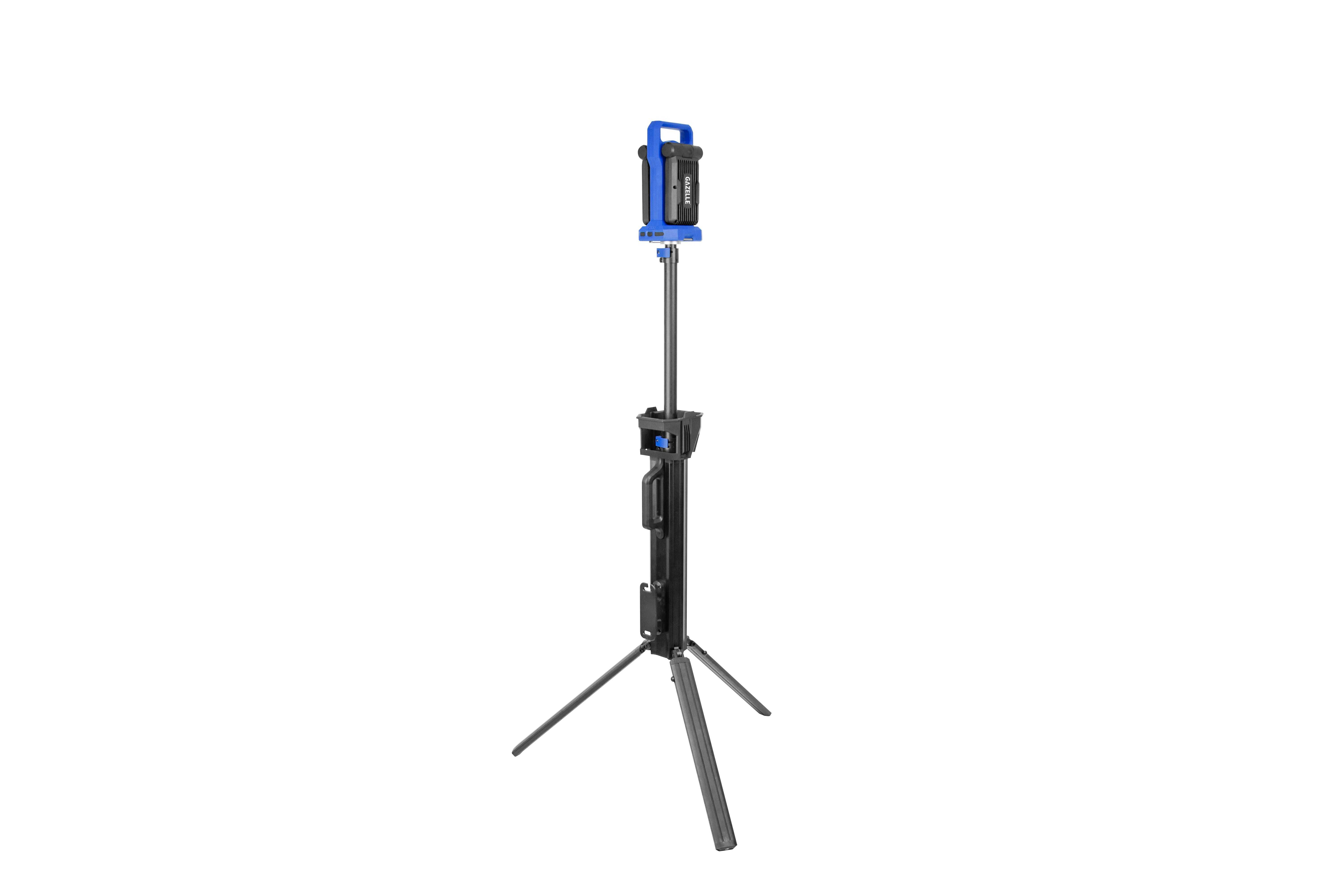 Rechargeable Portable Tripod Worklight (10000 Lumens) upto 6 Hours Battery Life