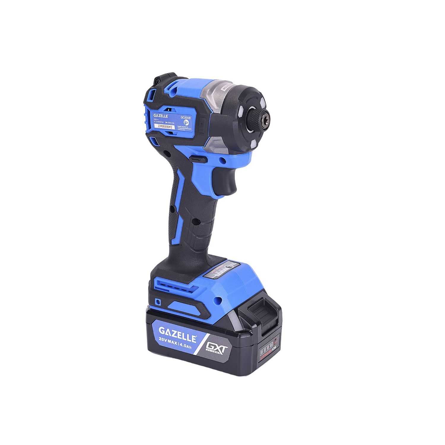 20V 1/4" Brushless Compact Impact Driver, 208Nm