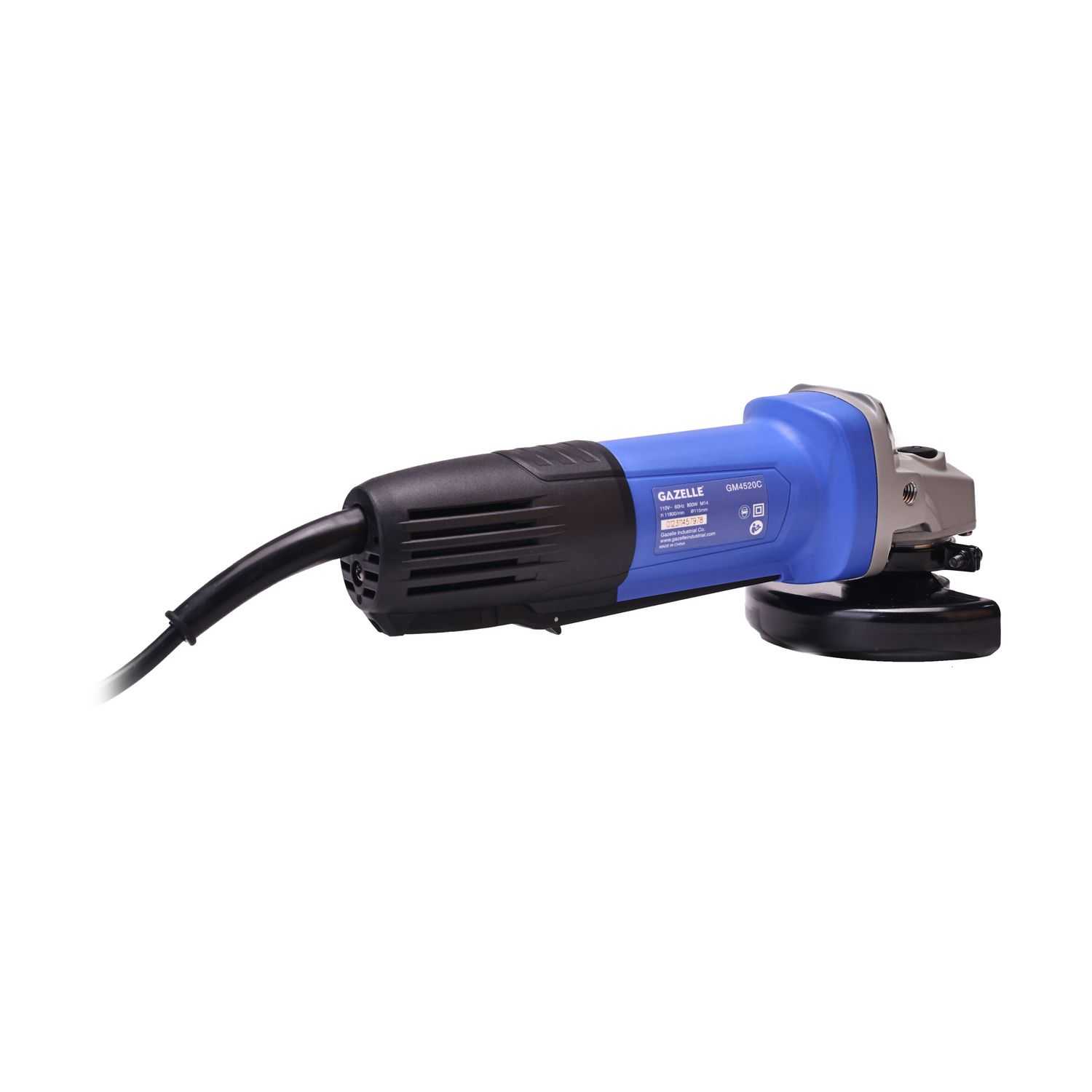 110V 4.5" Angle Grinder with Paddle Switch, 800W