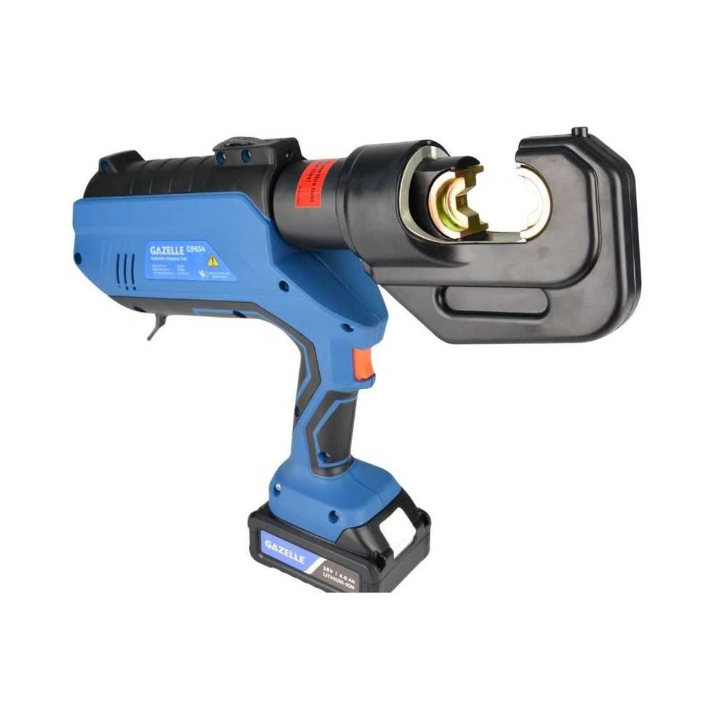 18V Cordless Hydraulic Crimping Tool, 6-400mm² with Dies