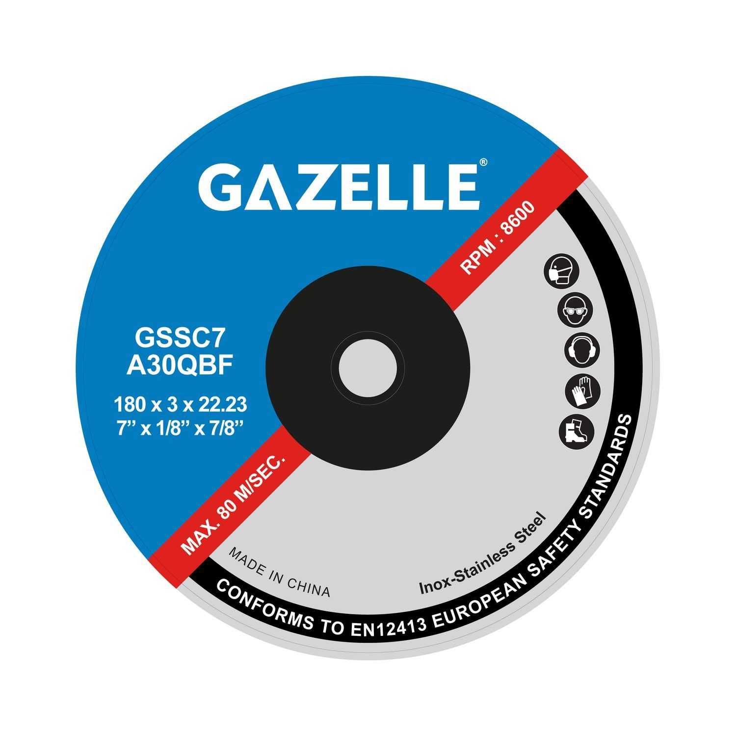 7 In. Stainless Steel Cutting Disc (180mm)