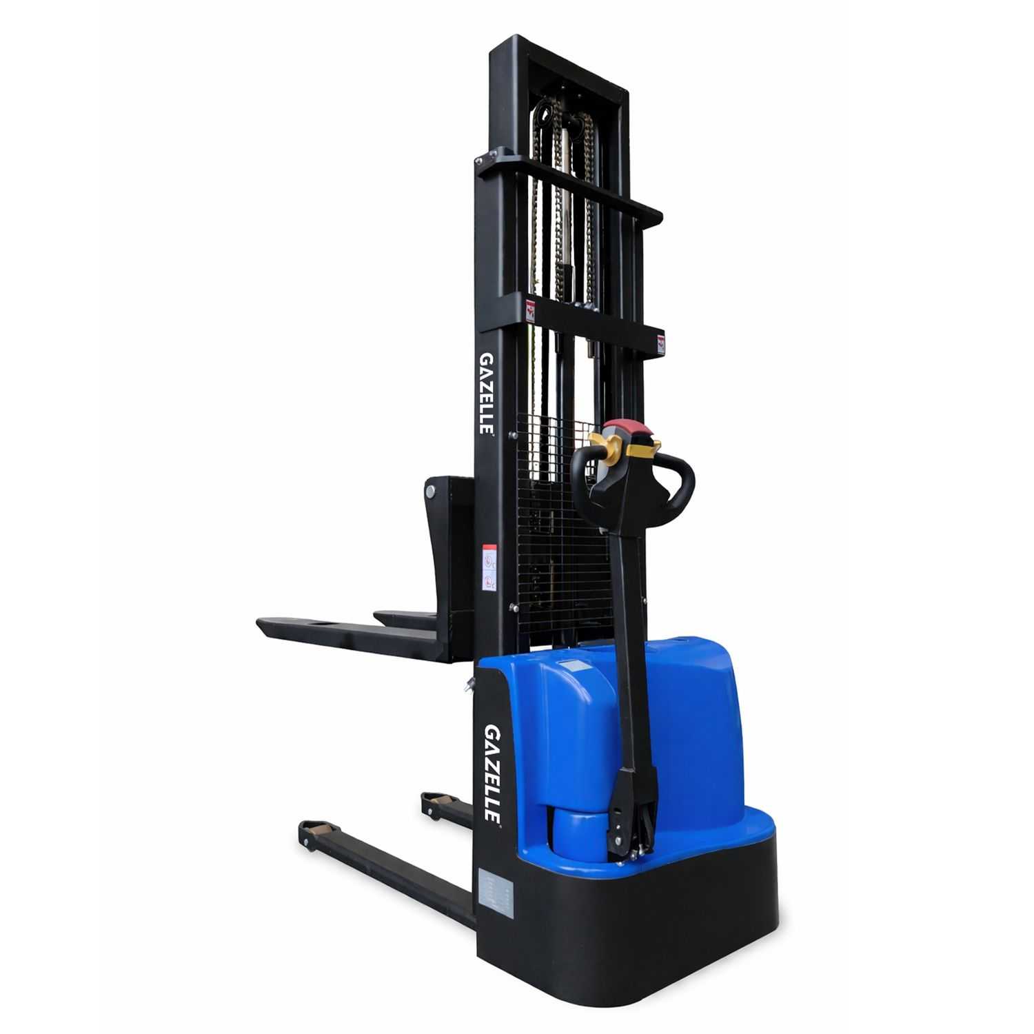 Semi Electric Stacker with 3 Meters Fork Height