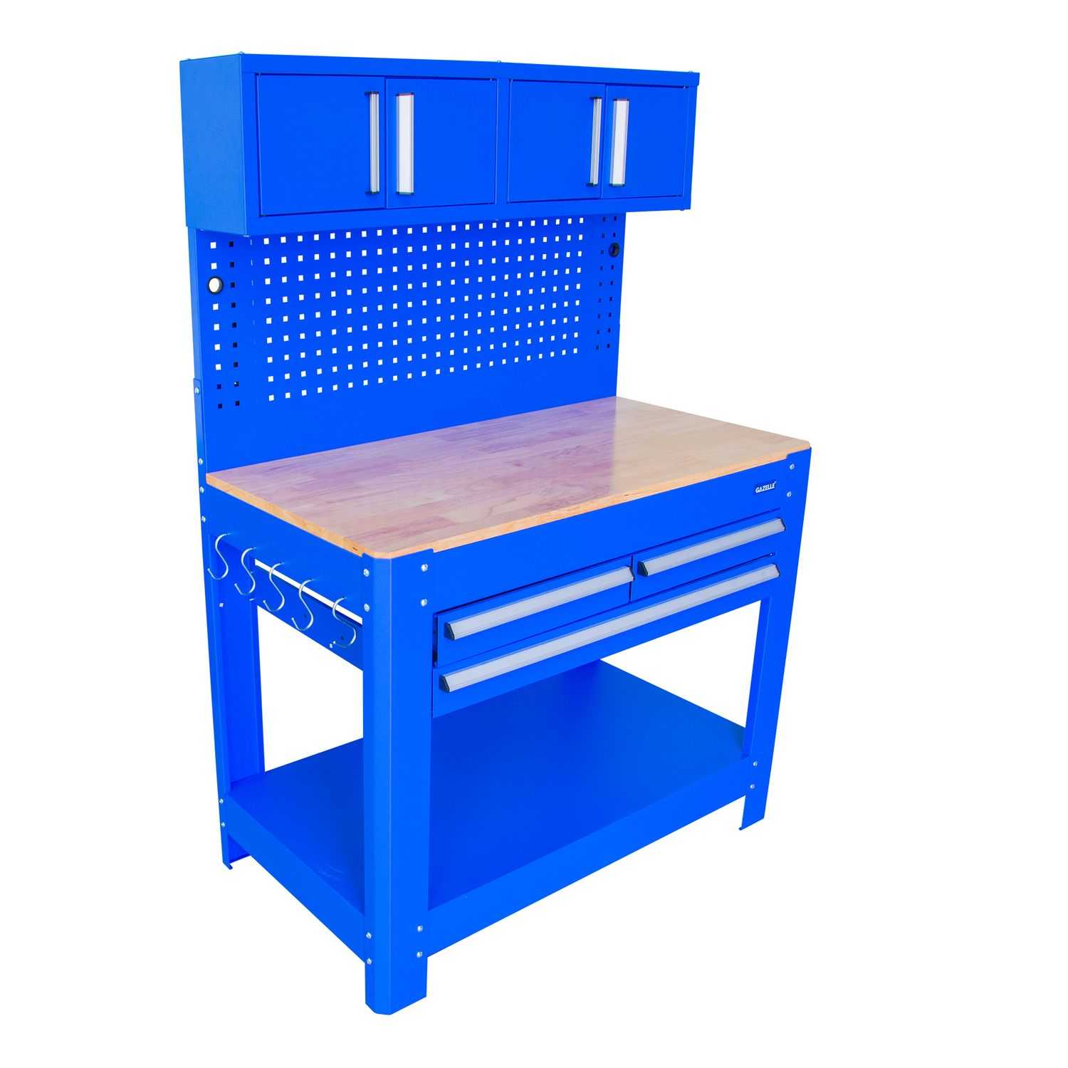 45 In. Tool Cabinet, with 3 Drawer & 2 Closed Shelf Cabinet