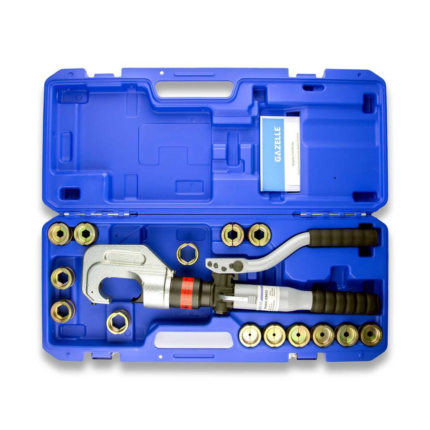 Hand Hydraulic Crimping Tool, 6-400mm² with Dies