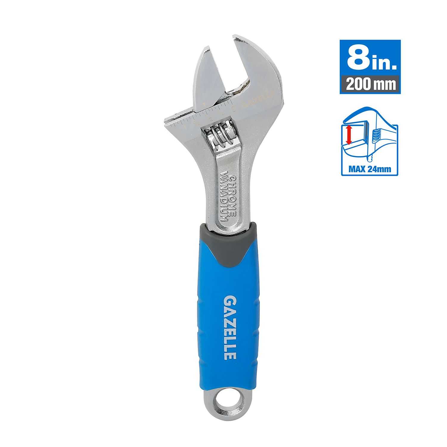 8 In. Adjustable Wrench (200mm)