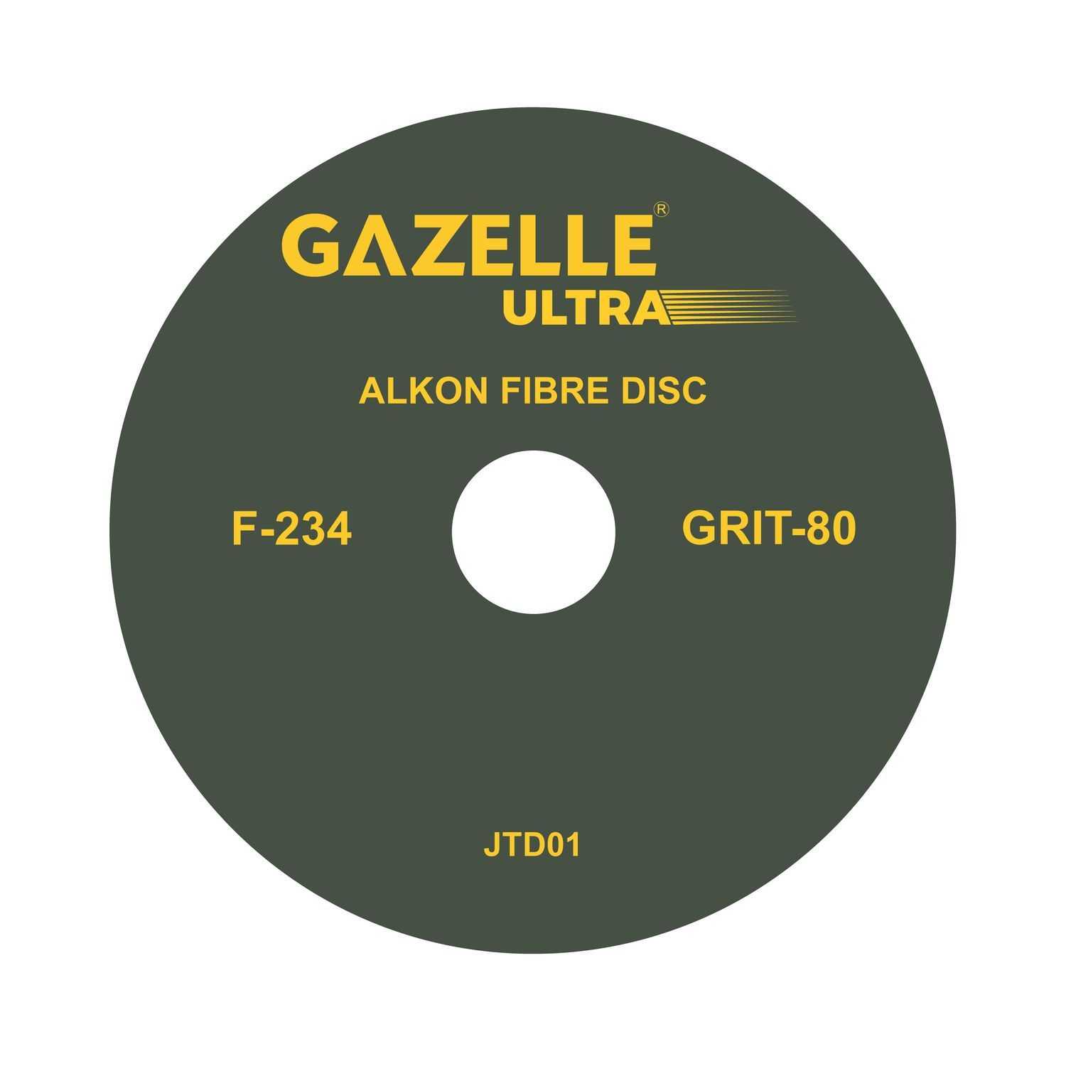 4.5 In. Coated Fibre Sanding Discs (115mm) 80 Grits - Ultra