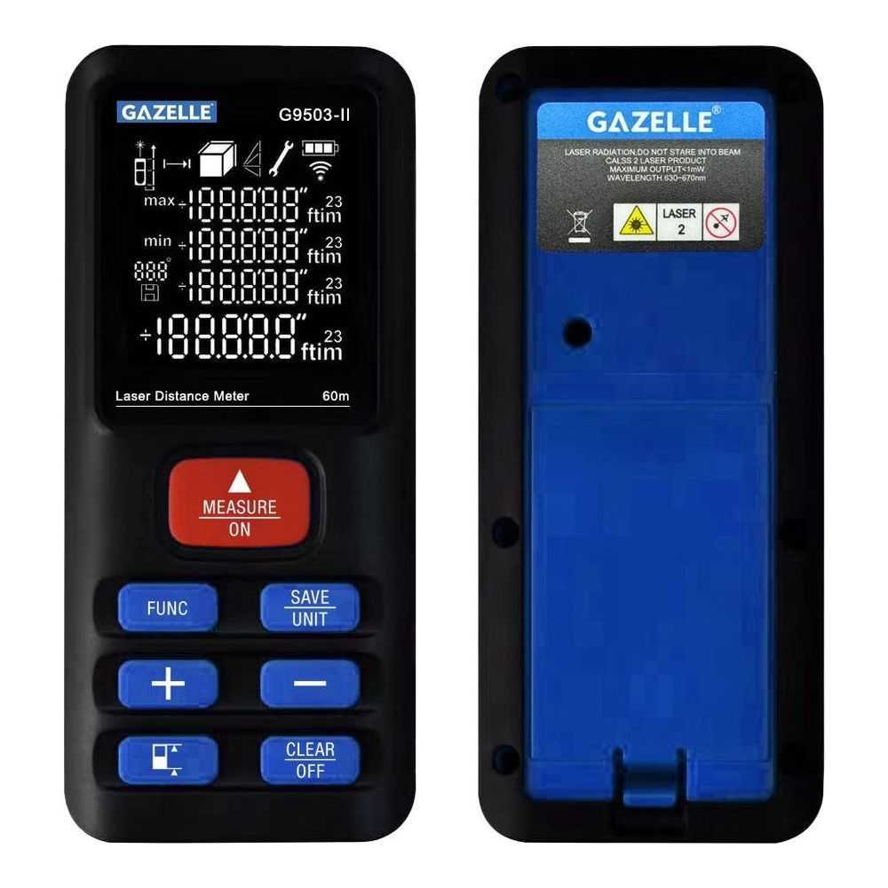 Red Laser Distance Meter, 60m
