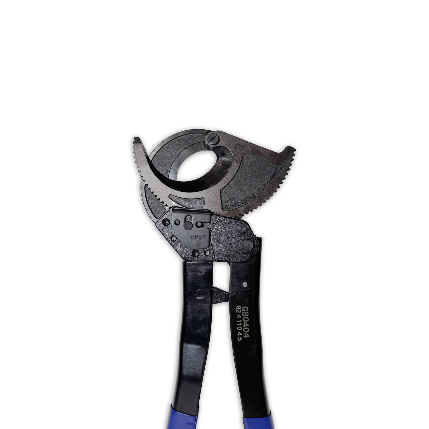 Ratcheting Cable Cutter, 52mm Cu/Al Cable
