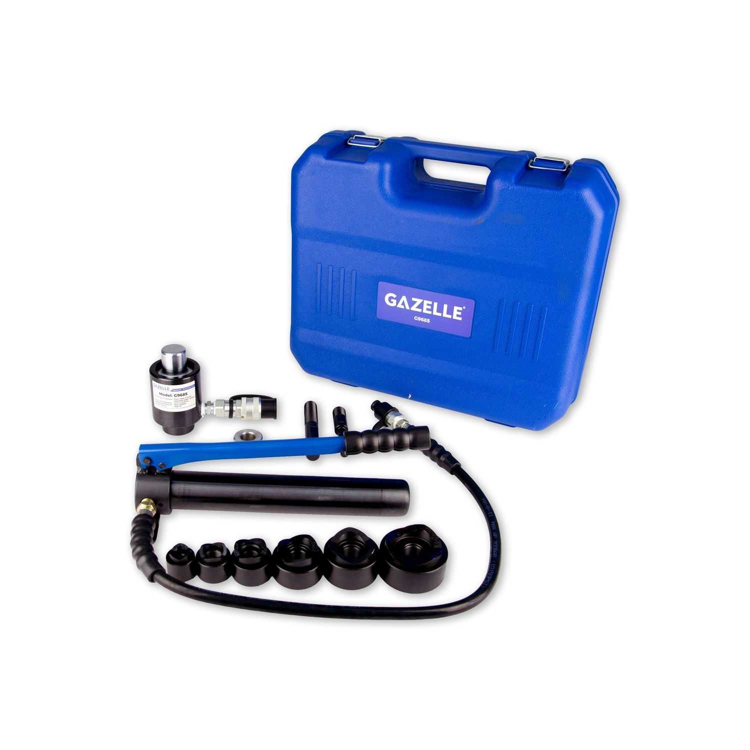 Manual Hydraulic Punching Tool Set, 6-Pieces