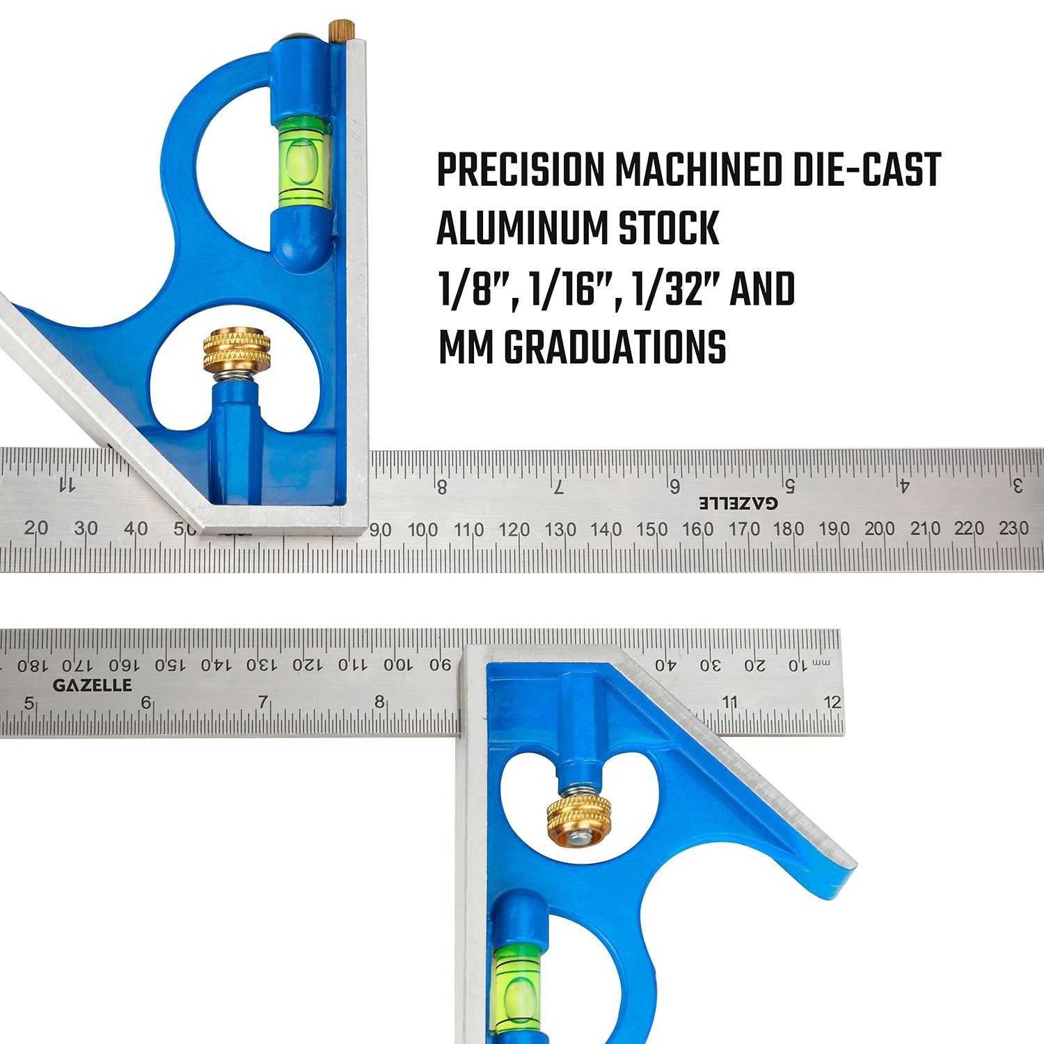 12 In. Aluminum Combination Square (300mm)