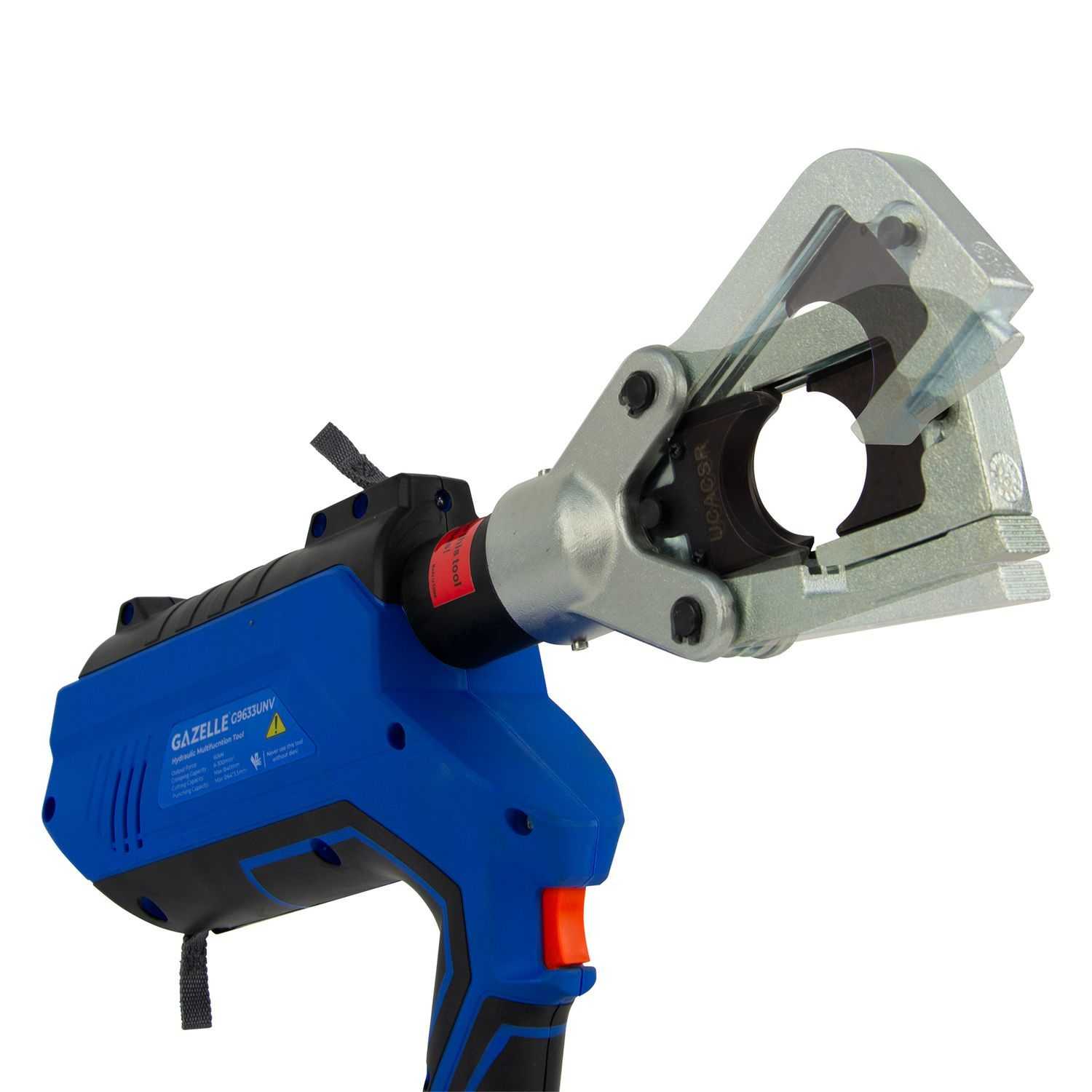 3-in-1 18V Cordless Hydraulic Crimping Tool, Max Crimping Capacity 6-300mm² with Dies