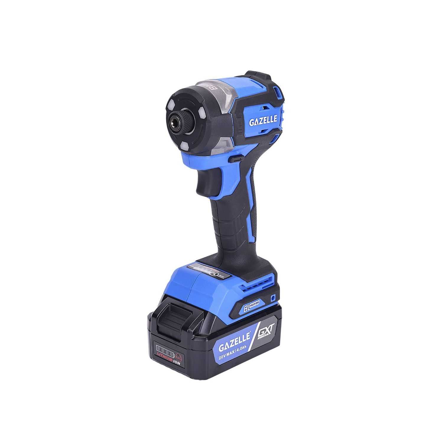 20V 1/4" Brushless Compact Impact Driver, 208Nm