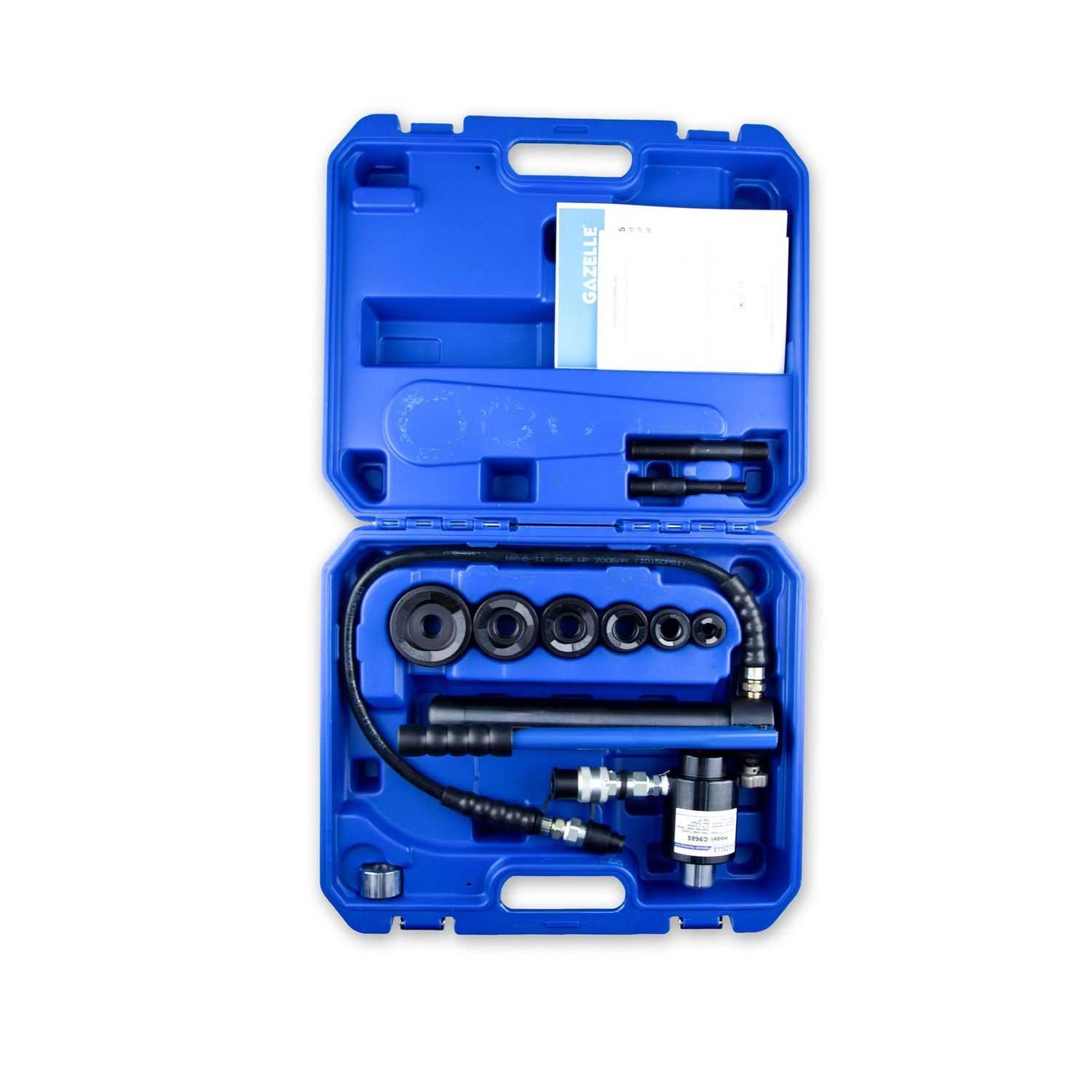 Manual Hydraulic Punching Tool Set, 6-Pieces