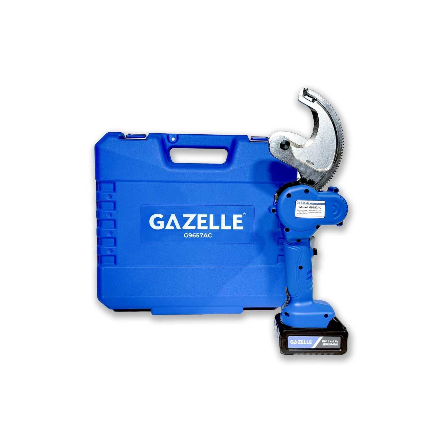 18V Ratcheting Cable Cutter, 54mm Acsr Cable & 100mm(sq) Cu Wire by Mechanical Extrusion Force