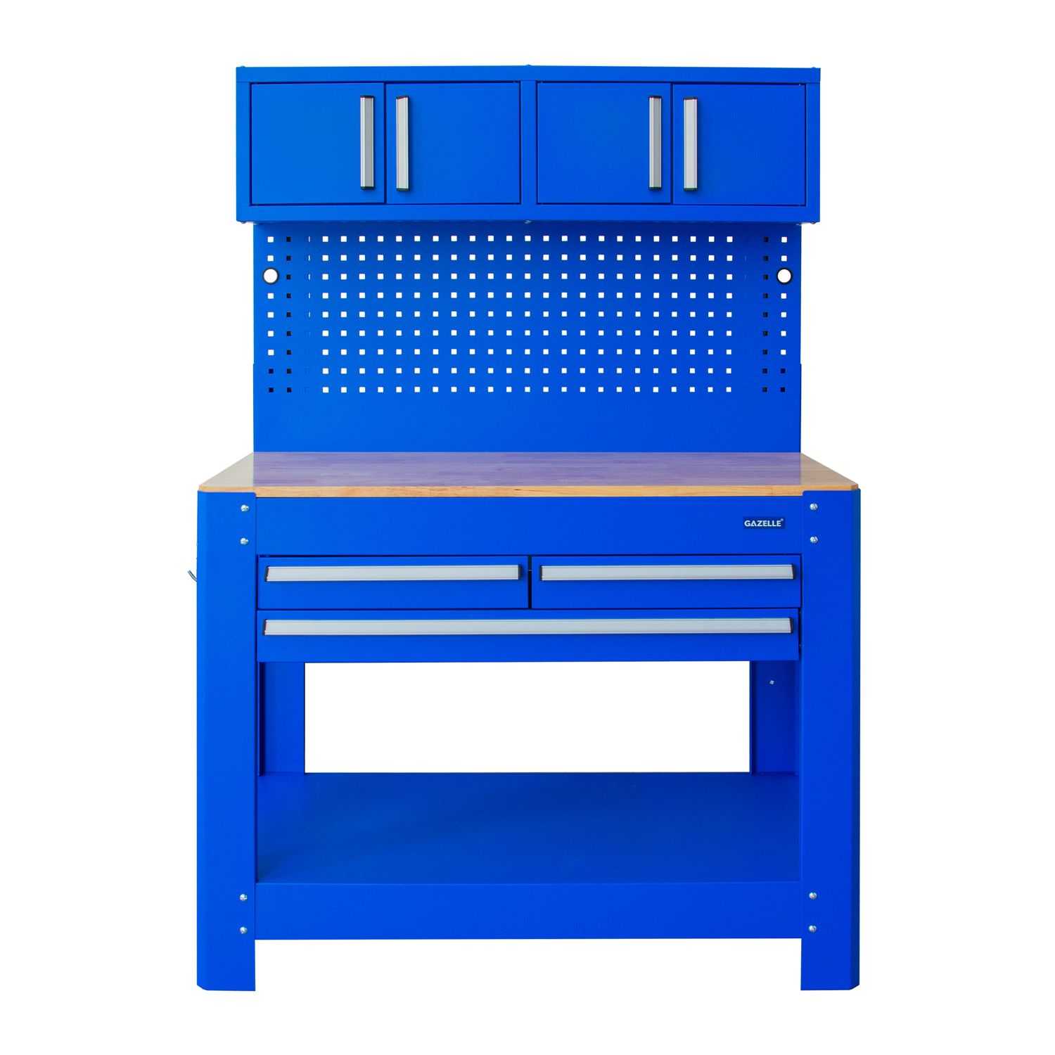 45 In. Tool Cabinet, with 3 Drawer & 2 Closed Shelf Cabinet