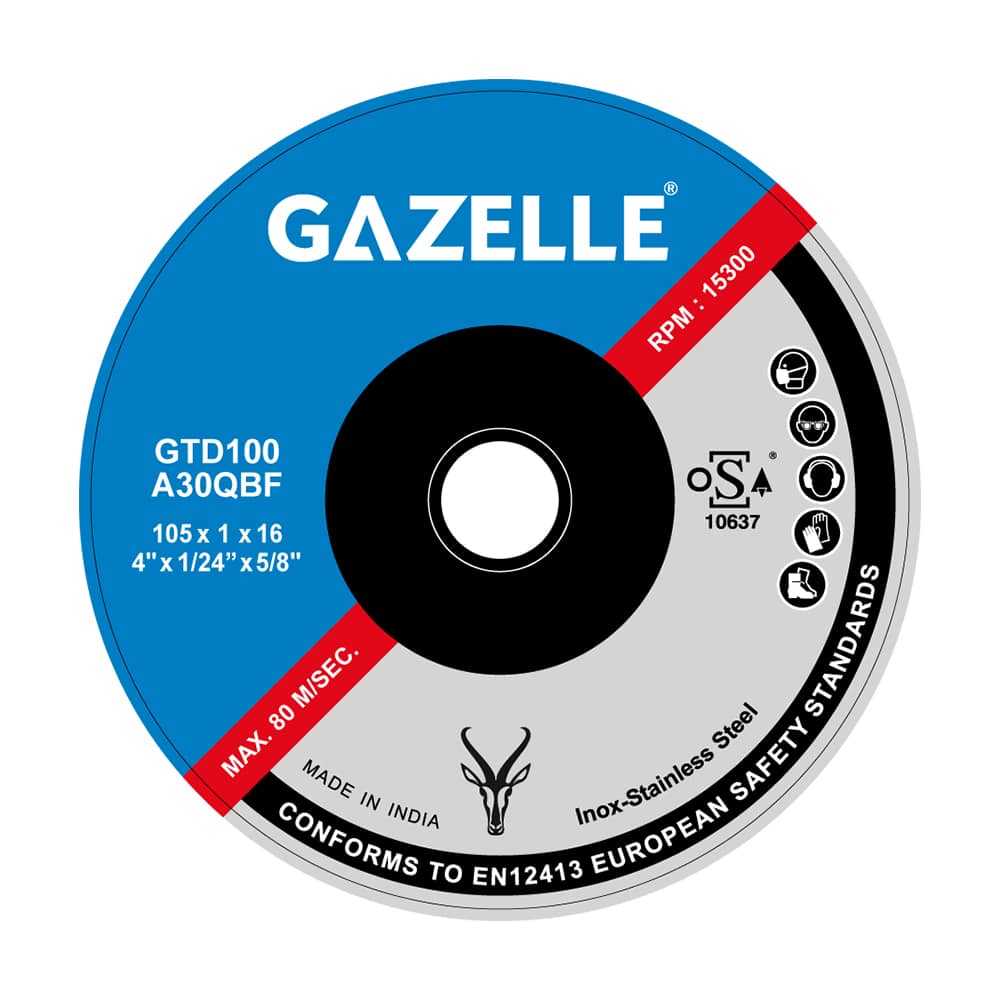 4 In. Metal Cutting Disc (100mm), Ultra Thin