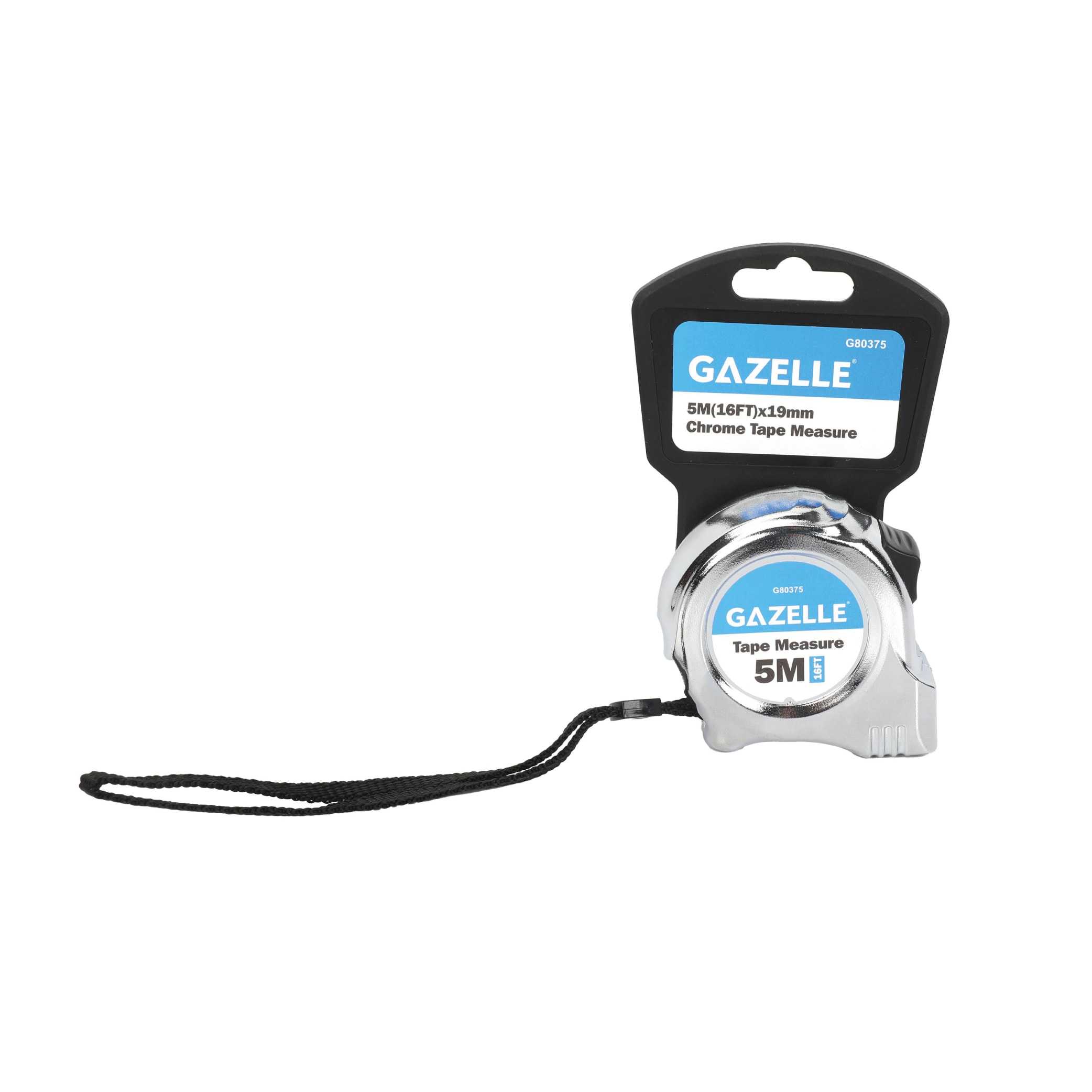 5m x 19 mm Chrome Measuring Tape (16 ft)