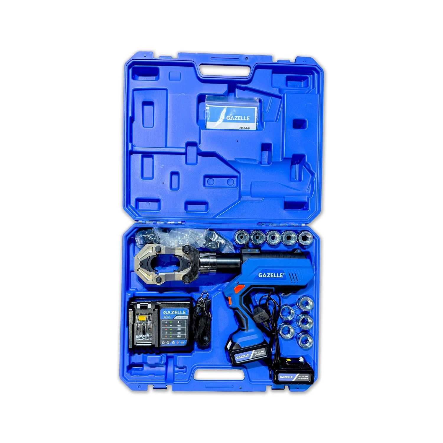 18V Hydraulic Crimping Tool, 16-630mm² with Dies