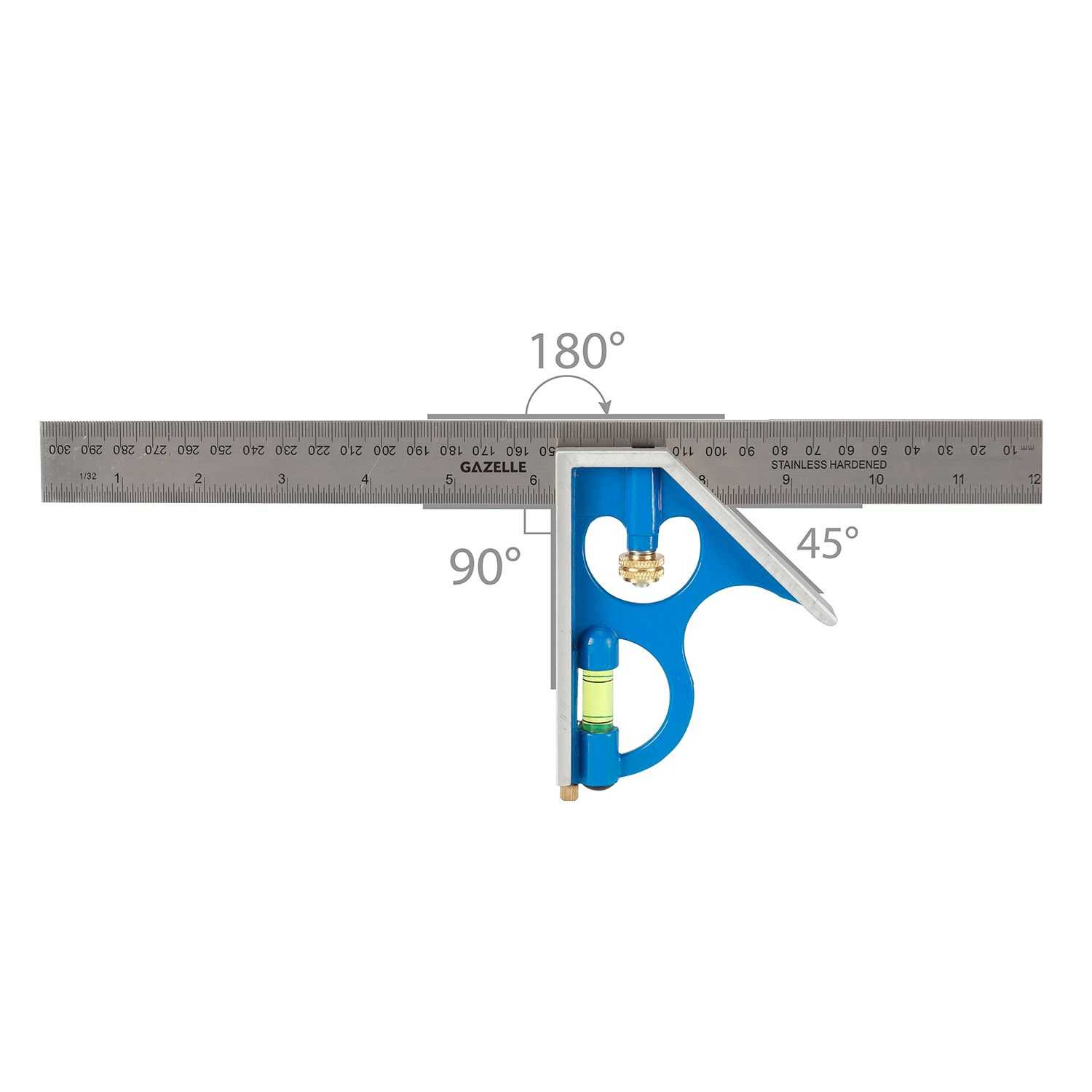 12 In. Aluminum Combination Square (300mm)