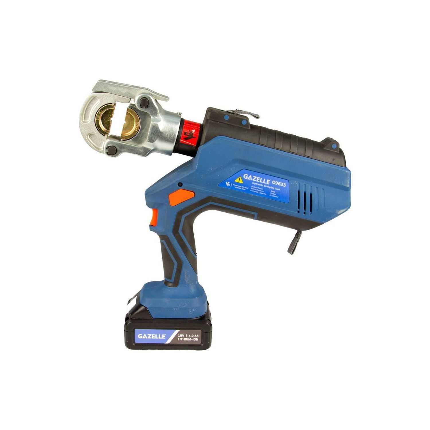 18V Cordless Crimping Tool, 6-300mm² with Dies