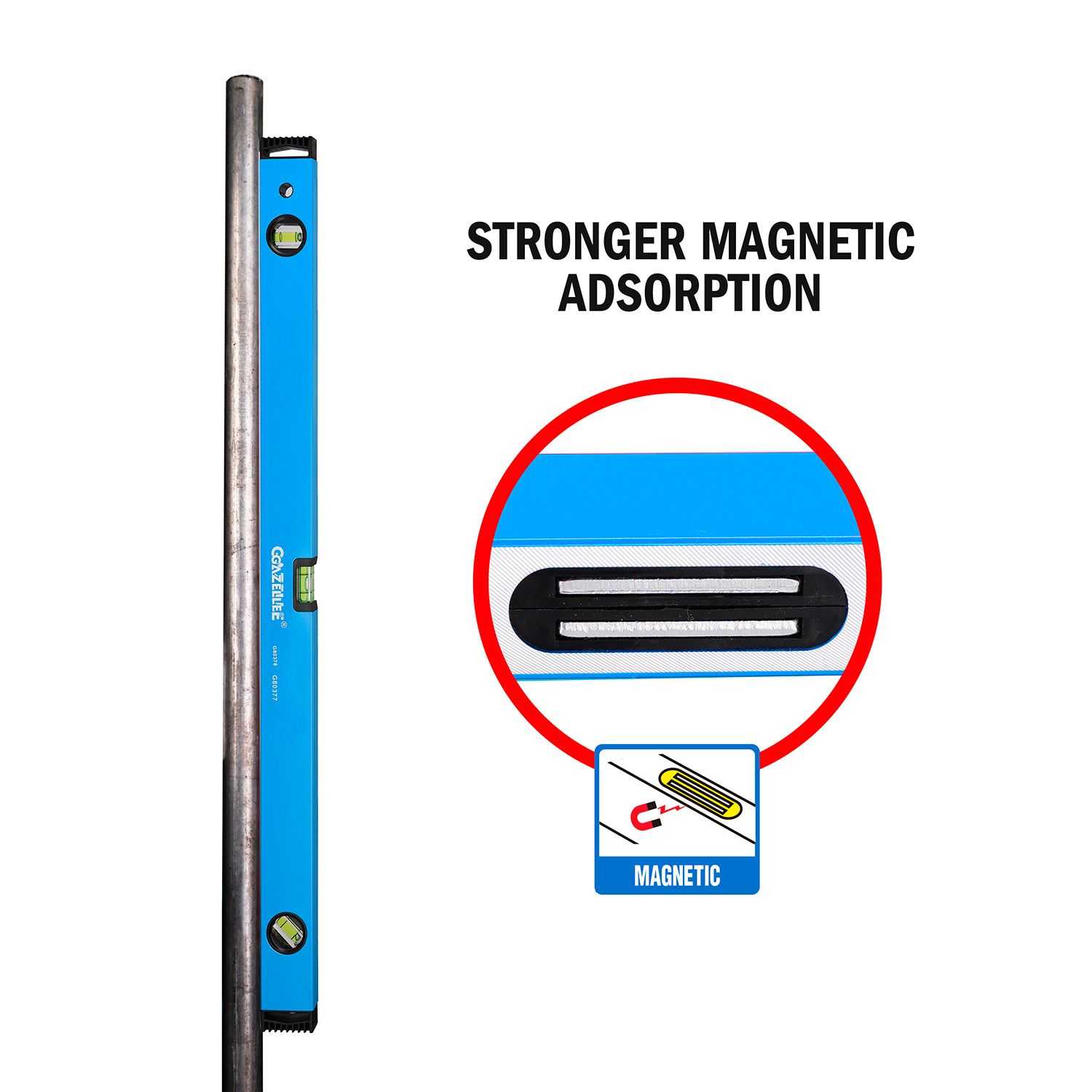 24 In. Aluminium Magnetic Box Level (60cm)