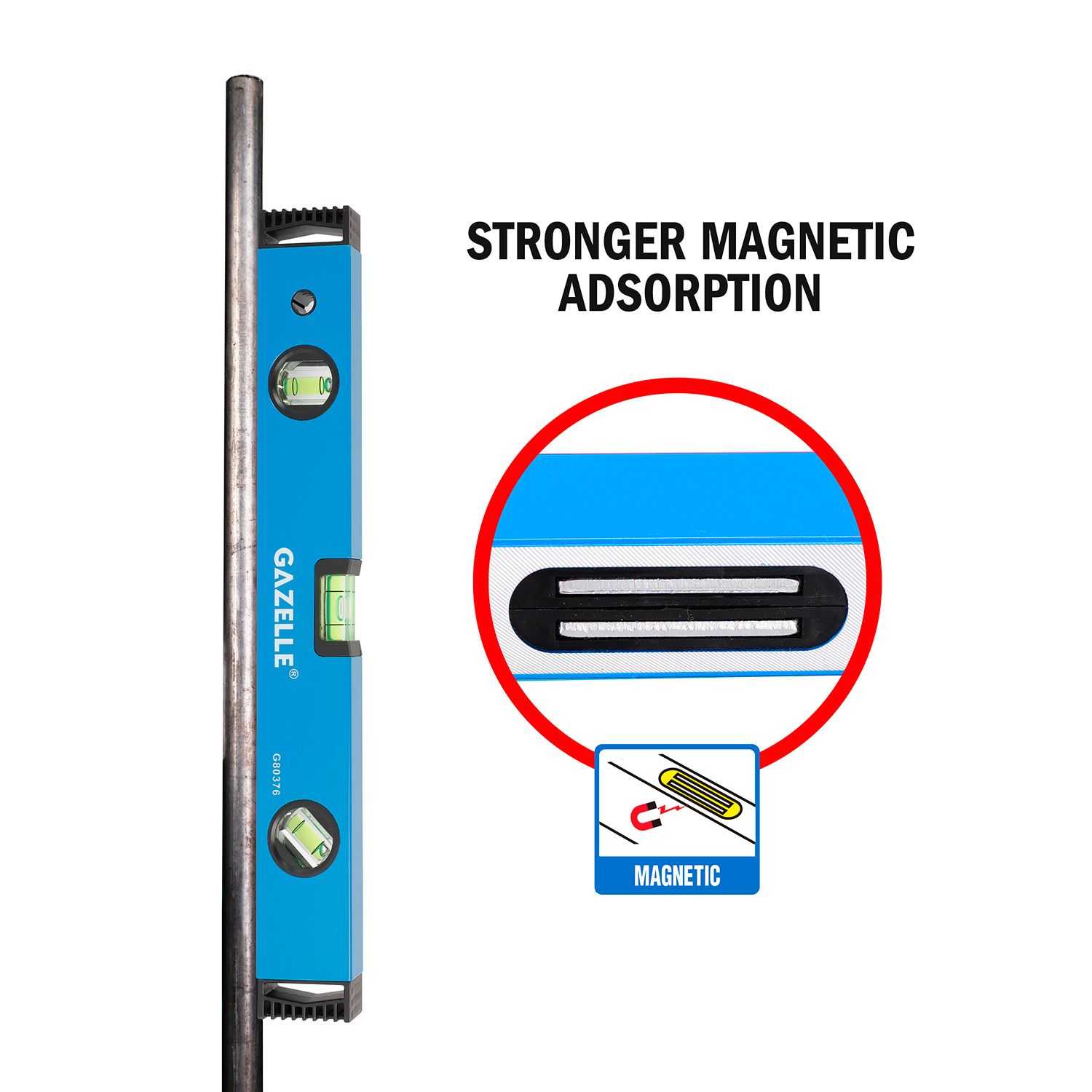 16 In. Aluminium Magnetic Box Level (40cm)