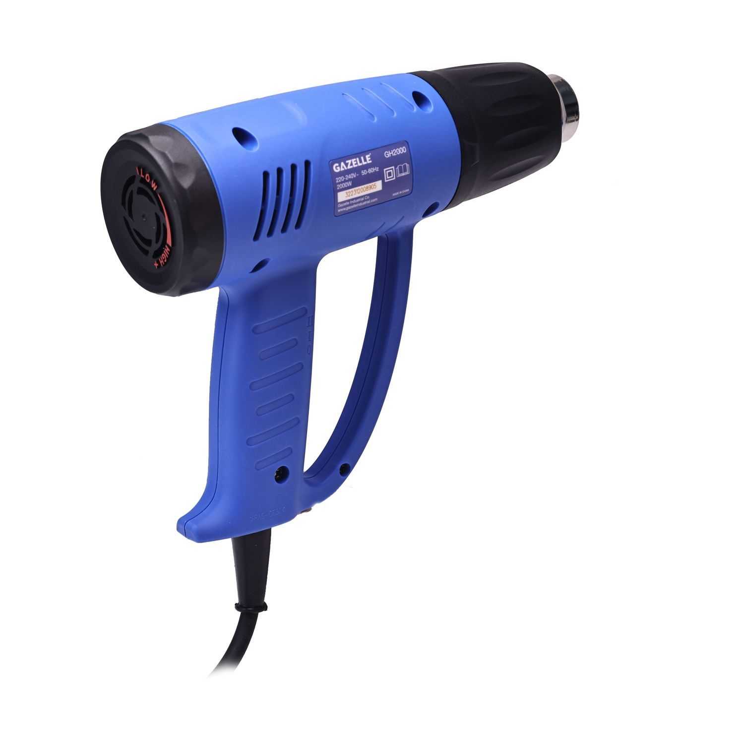 220V Variable Speed Heatgun, 2000W, 600°C