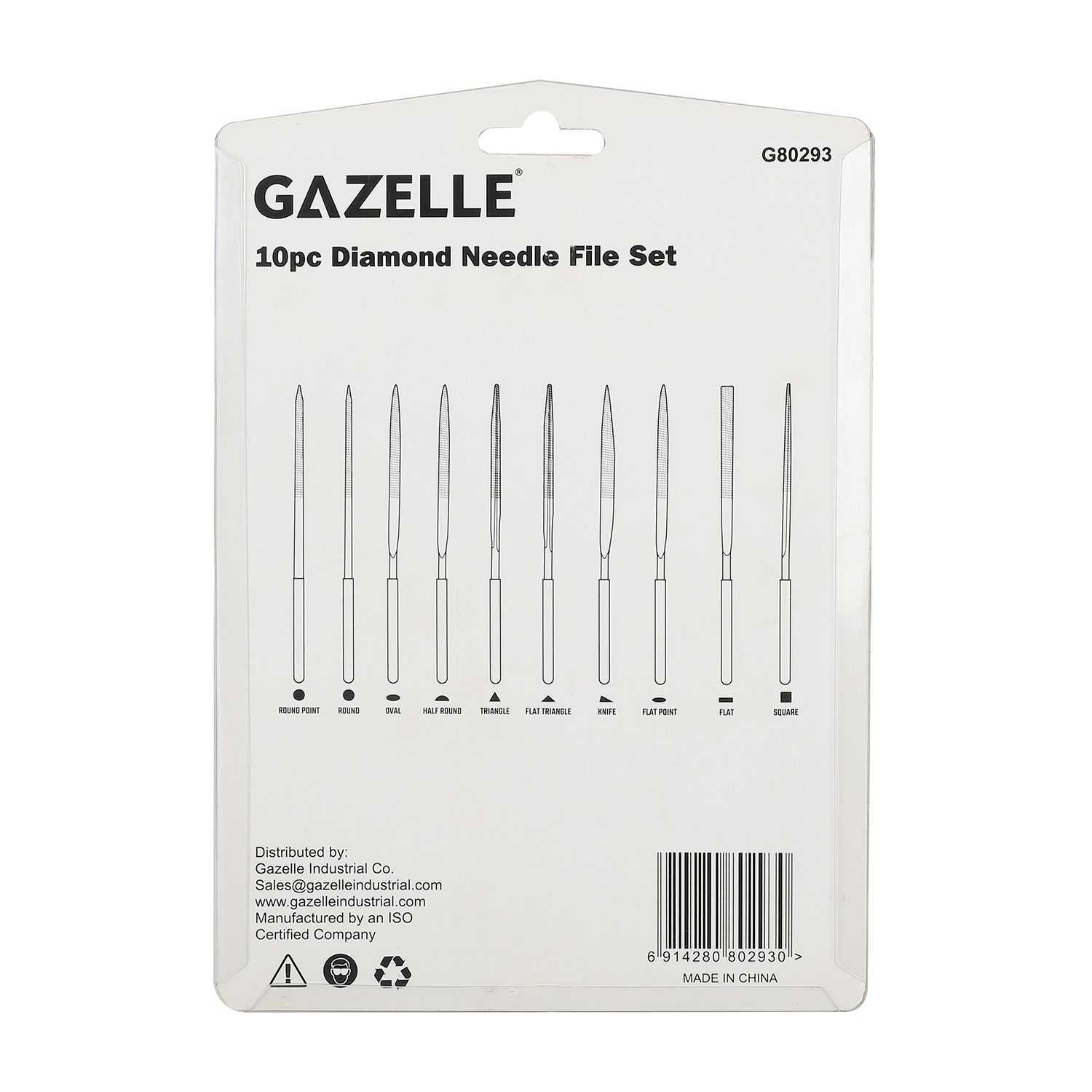 Diamond Needle File Set, 10-Pieces